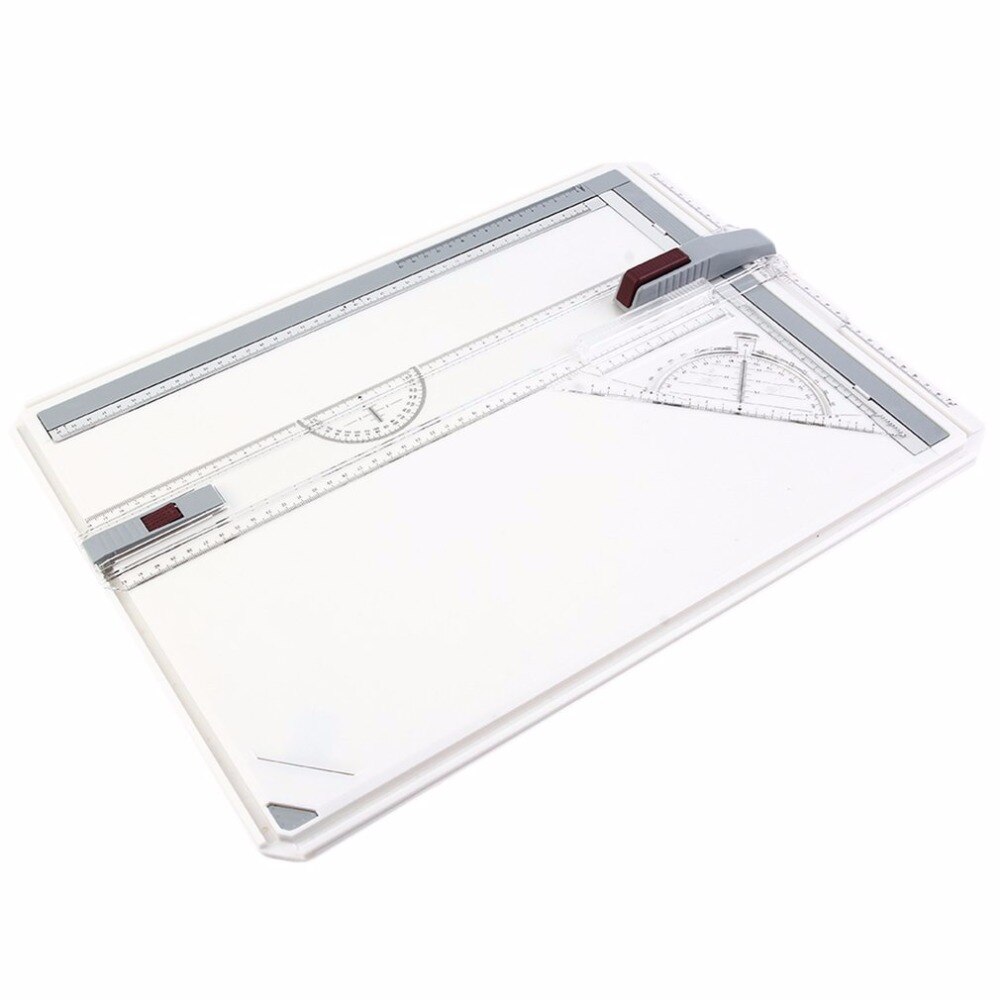 School Supplies A3 Drawing Board Table with Parallel Motion Ruler Protractor and Adjustable Angle Draftsman Art Painting