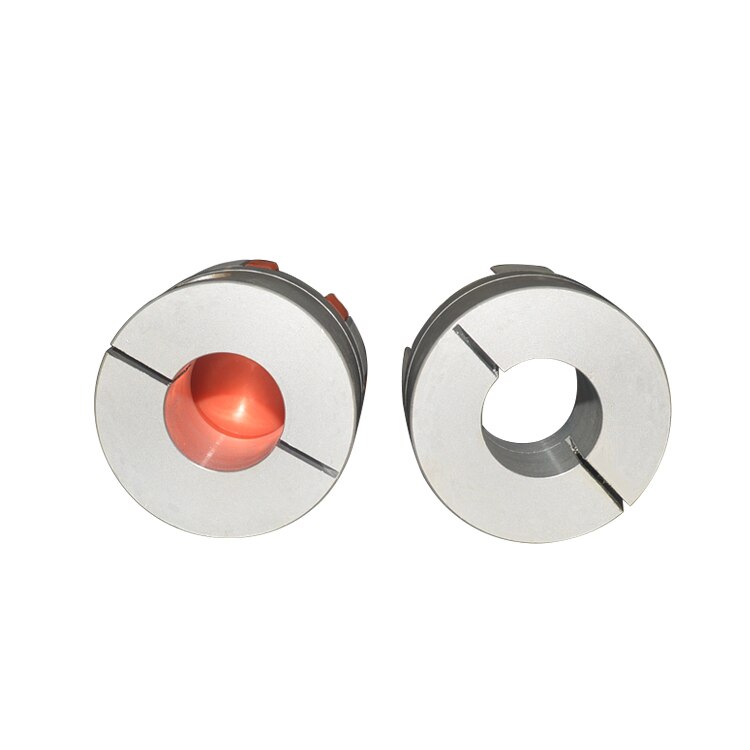 ball screw coupling diameter 55mm length 78mm plum shaped clamping flexible coupling shaft coupler encoder stepper motor