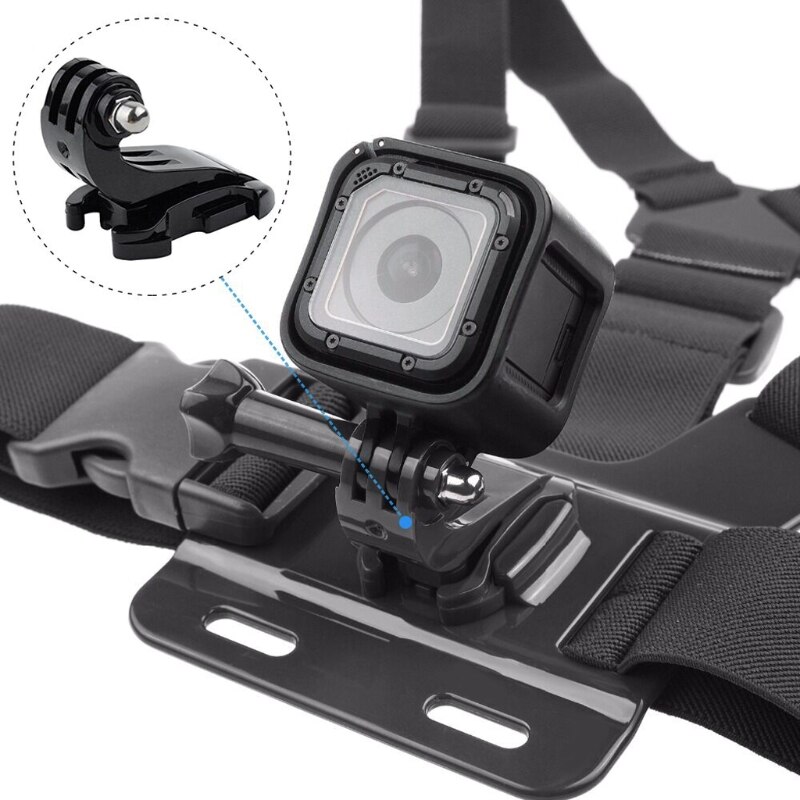 2 stks/set J-Haak Hoofd Borst Mount Strap GoPro Hero 1 2 3 Camera Accessoires Set Kit