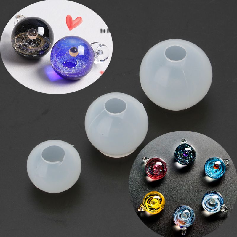 20 25 30mmUniverse Ball Anhänger Epoxid Harz Silikon bilden Schmuck Machen Werkzeuge