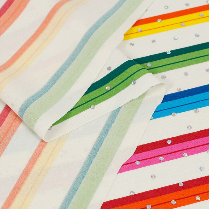 100% Polyester stretch fabric for dress printed fabric thin section dress cloth Clothes Shirt patchwork