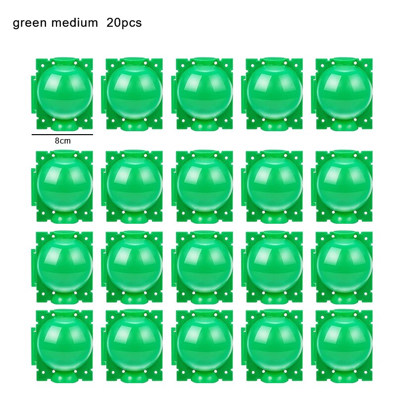 5/8CM Plant Rooting Ball Grafting Root Box 10/20Pcs Root Visible High Pressure Ball Breeding Growing Device For Garden Orchard: B 20Pcs 8cm