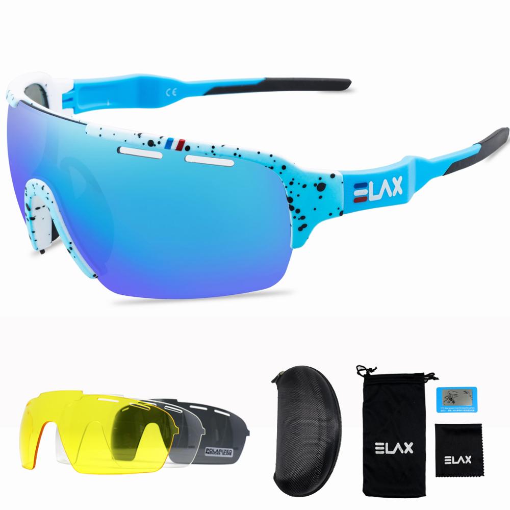 4 linser polariserede sportsbriller ciclismo solbriller mtb briller: E2