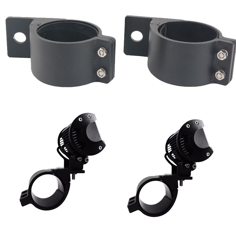 Adjustable Bull Bar Tube Bar Mounting Bracket Clamps Holder Kit for Off-road Offroad LED HID Driving Light Led Work Light Bar