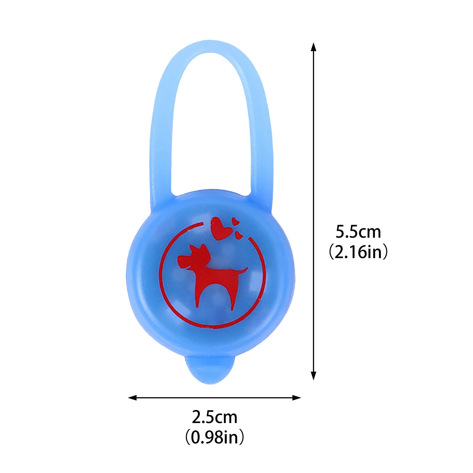 Collar de silicona para perro, luz Led nocturna, resistente al agua, arnés estroboscópico de seguridad para mascotas, luces para caminar