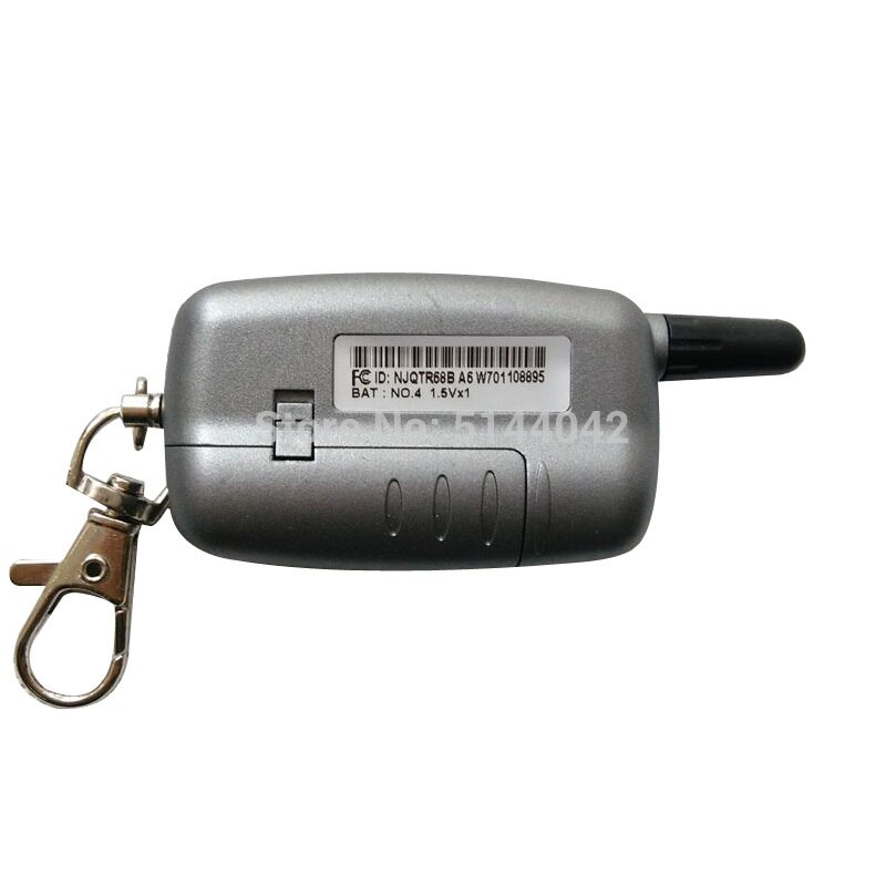 A6 LCD Remote Control + Silicone Case for Russian Vehicle Security 2 way Car Alarm Twage Starline A6 Keychain KGB FX-3 FX3 FX 3