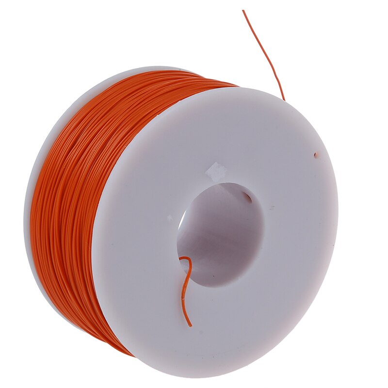 PCB Solder Orange Flexible 0.5mm Outside Dia 30AWG Wire Wrapping Wrap 1000Ft