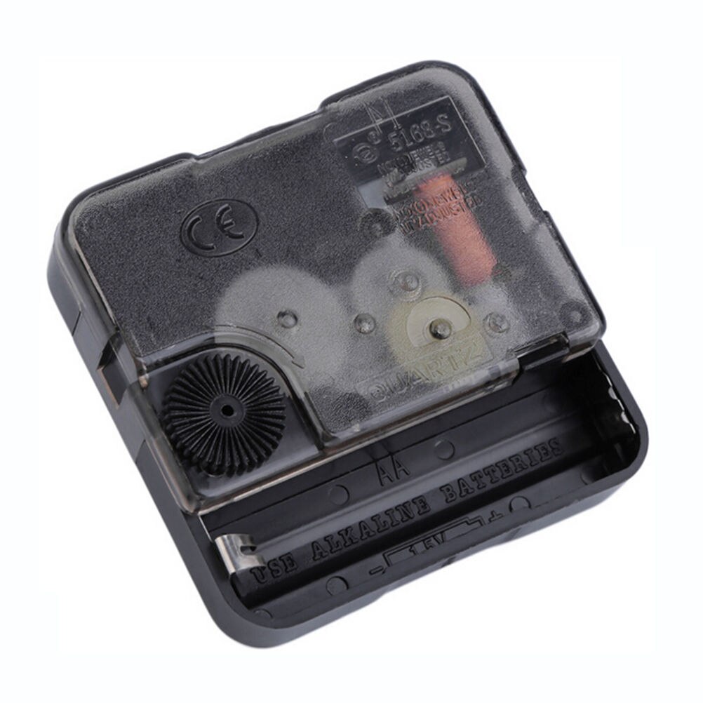 1Set Stille Wandklok Quartz Uurwerk Mechanisme Zwart Rood Diy Wandklok Quartz Klok Uur/Minuut Hand Klok Beweging