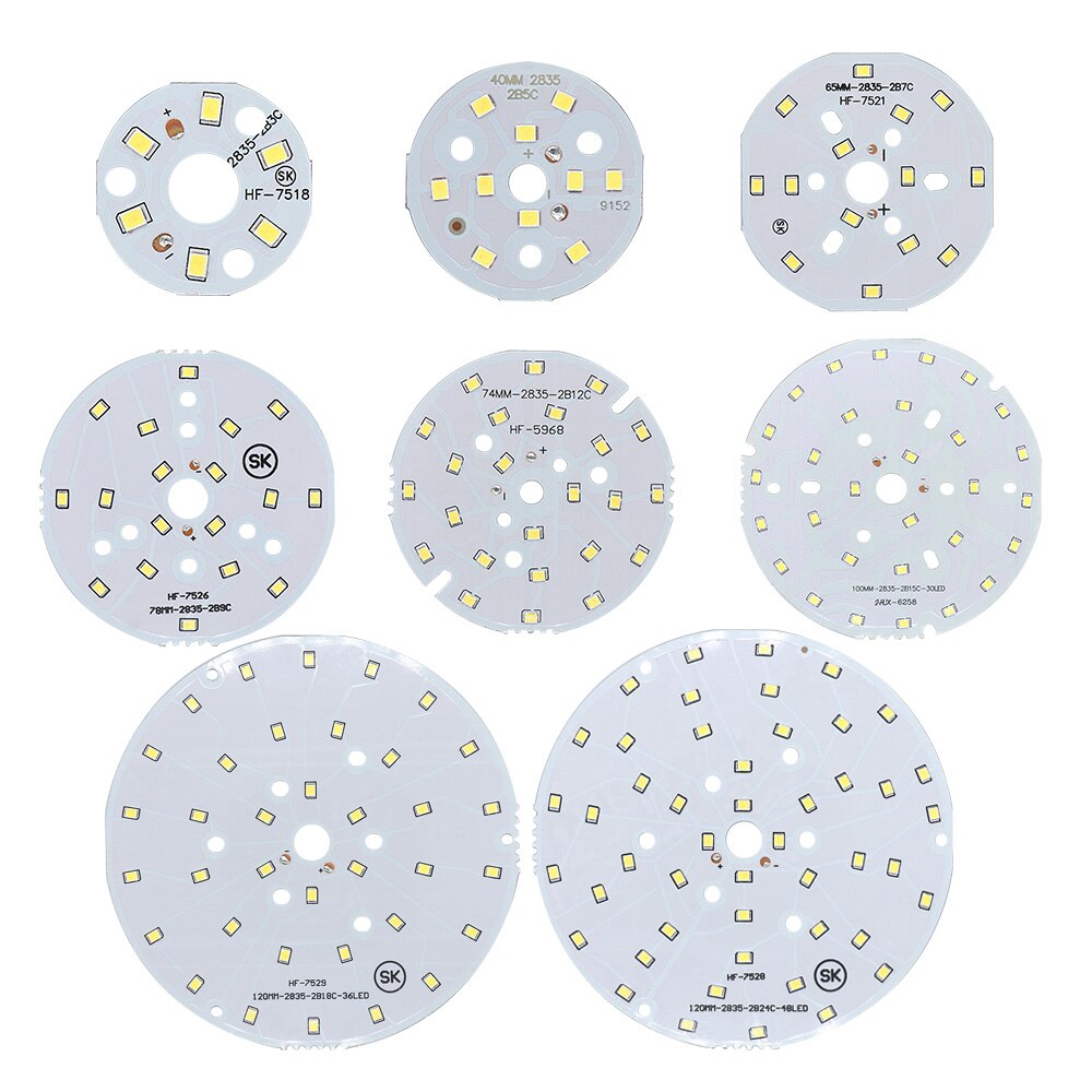 3W 5W 7W 9W 12W 15W 18W 24W 300mA SMD2835 Light Board Lamp Panel PCB With LED For DIY Ceiling Light LED Bulb Light