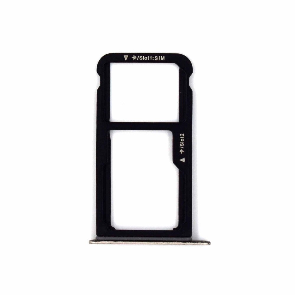 Cell Phones Replacement Parts for Huawei P10 Lite LX1 LX2 LX3 L03T Dual SIM Card Tray(Silver)