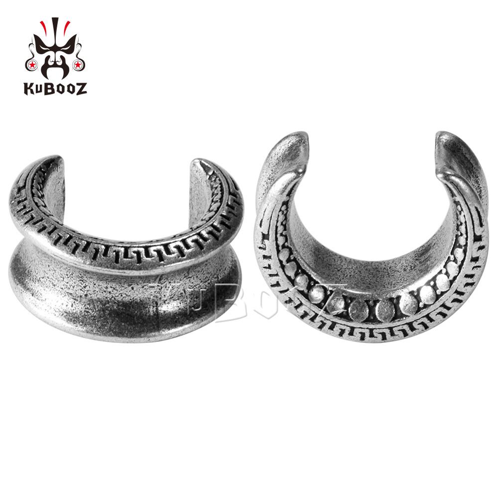 KUBOOZ cuivre oreille jauges bouchons et Tunnels pour oreilles Piercing anneau extenseur civières corps Piercing bijoux