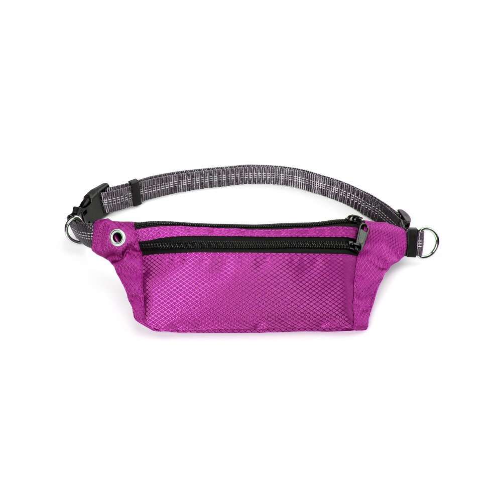 Multi Function Dogs Leash Waist Pocket Waterproof Hands Free Dog Belt Running Product Elasticity Adjustable Waist Dog Leashes: Pink
