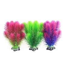 5.5cm * 18cm pe materiaal dennenstrip waterplant aquarium decoratie onderwaterdier viskom groene plant
