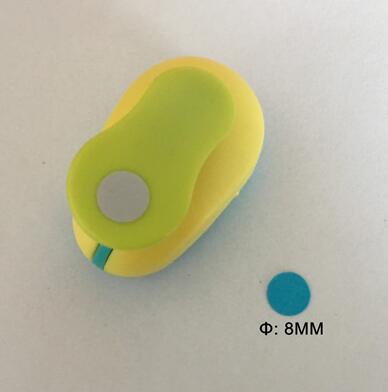 Cirkelstans 25mm runde formhullere til scrapbooking scrapbog papirskærer prægning skarpere: 8mm