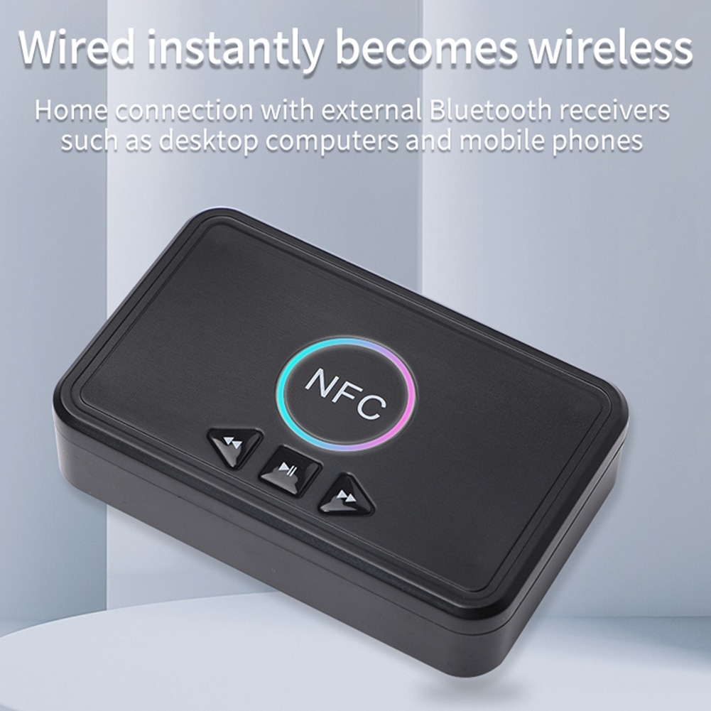 USB Stereo Music Wireless Adapter Wireless NFC Bluetooth 5.0 Receiver Dongle Stereo Receptor Audio Stereo Adapter