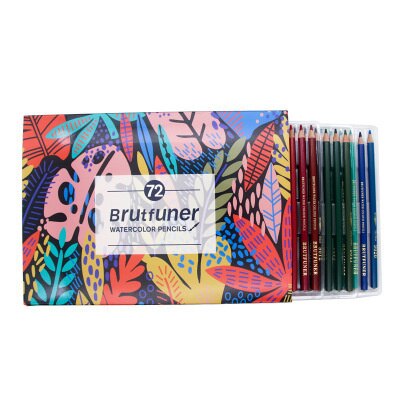 Brutfuner 48-160 Farben Öl Farbe Bleistifte einstellen Skizze Bleistift Keine Giftig Holz Weiche Helle Farbe Bleistift Künstler farbe Schule Liefert: 72 Wasser Farben