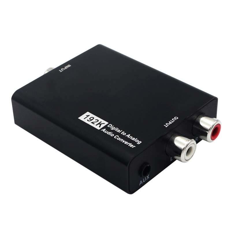 192K Digital to Analog Converter Digital Coaxial Toslink Adapter