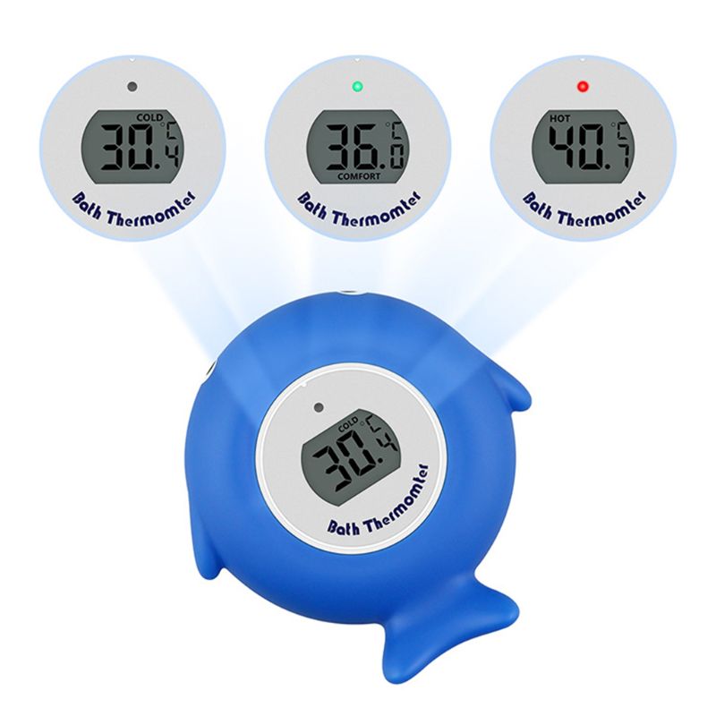 Elektronisk termometer til din babys bad hjælper dig med omhyggeligt at overvåge vandtemperaturen for at holde din baby sikker og sund