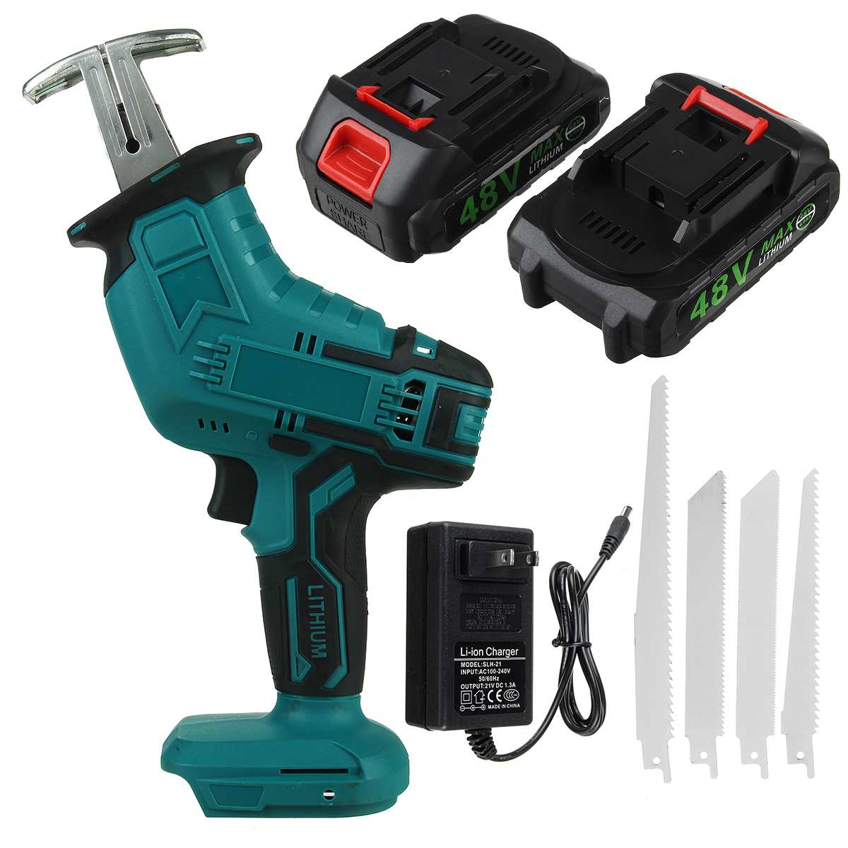 Makita JR001GZ XGT 40V Max Li-Ion accu reciprozaag body - 255x130mm - koolborstelloos