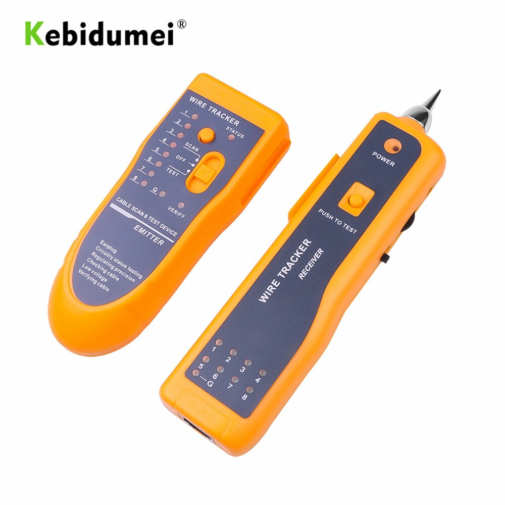 Kebidumei RJ11 RJ45 Katze5 Katze6 Telefon Draht Tracker Tracer Toner Ethernet LAN Netzwerk Kabel Tester Detektor Linie Finder