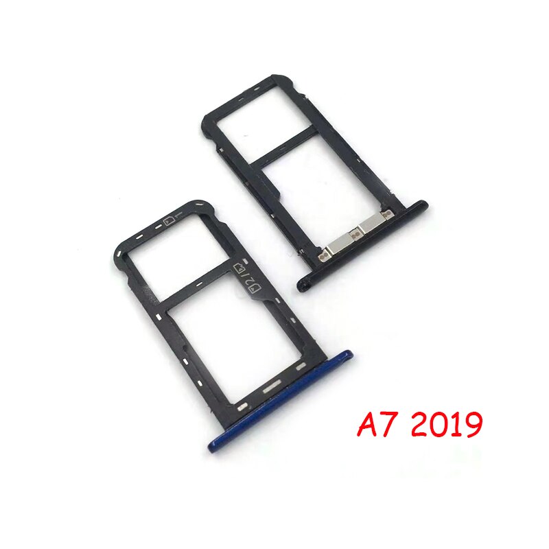 10Pcs Sim Lade Houder Voor Zte A7 Sim Card Tray Slot Houder Adapter Socket Reparatie Onderdelen