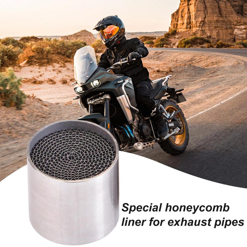 Motorcycle Exhaust Muffler Stainless Steel Motorcycle Exhaust Muffler Slip On Easy To Install Enhances Performance For Scooters