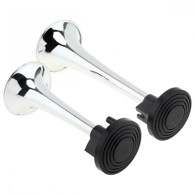 2 uds bocina de aire Dual trompeta súper fuerte Universal tren coche camión barco