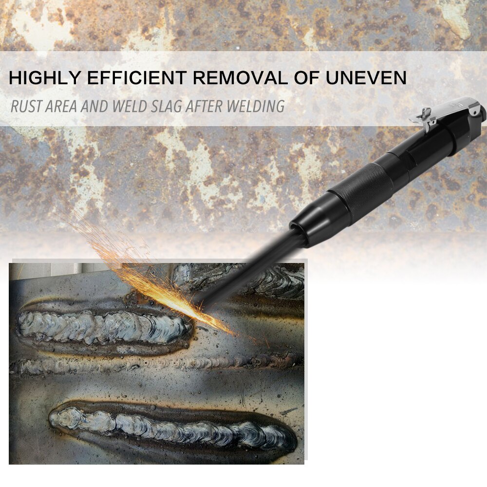 12 Needle Scaler Air Pneumatic Rust Corrosion Slag Polishing Machine Polisher Removing Deburring Tool SY43690 Removal Of Uneven