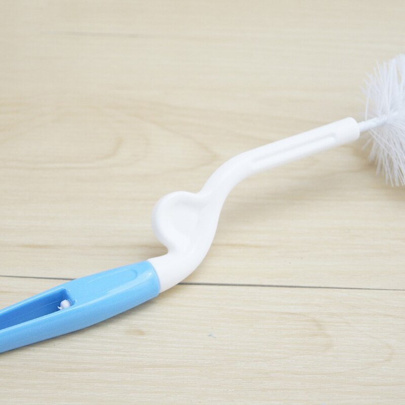 Escova para garrafa 360 graus, esponja garrafa escova de mamilos canudo criança multifuncional bico de esponja tubo de limpeza
