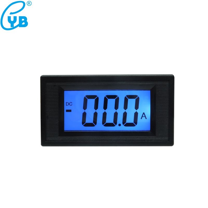 LCD Digital DC Current Meter DC 100A Ammeter Amp Panel Meter DC Ampere Meter Current Tester Indicator DC Amperemetre 76*39.5mm
