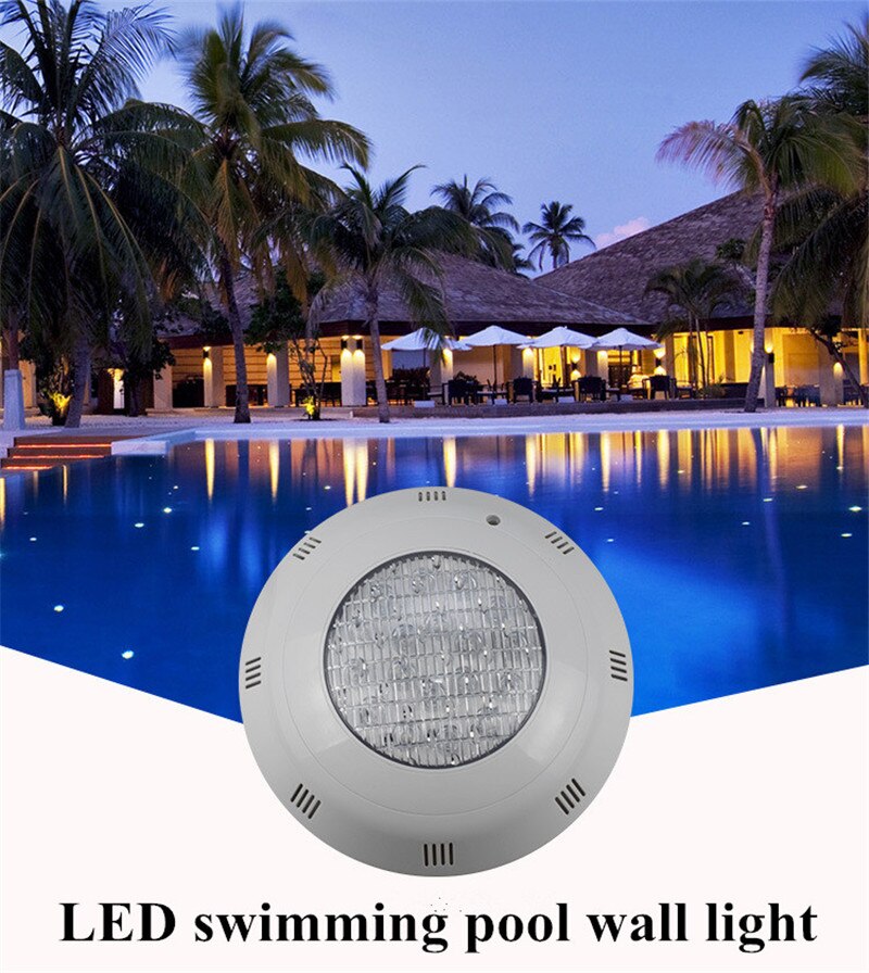 Waterproof Led Light Wall Hanging Fountain Garden Fountain Spa Party Fontaine Murale Pool Light Luz Subaquatica Ip68 18W 24W 12V