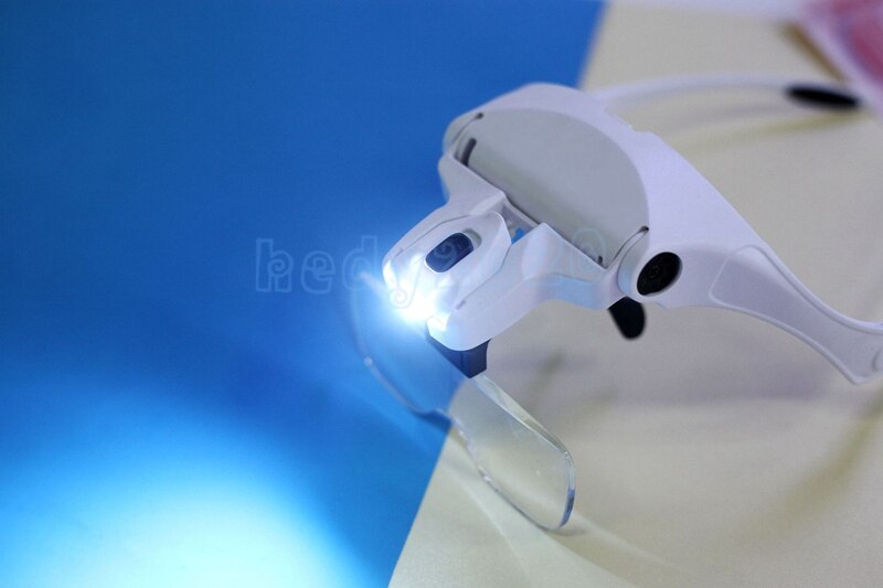 Model Making Tool with A Magnifying Glass with LED Light