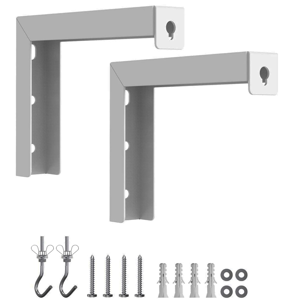 Rigal Universal Projector Screen Stand L-Bracket Adjustable Projection Screen Mounting Hook Home Cinema Screen Mount Hook Kit
