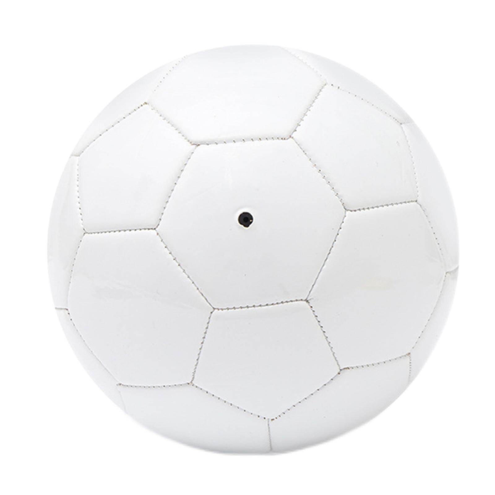 White Soccer Ball Size 5 Official Size Lightweight for Kids Adult Football