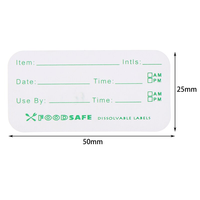 250pcs/roll Kitchen Sticker Refrigerator Freezer Food Storage Date Content Label