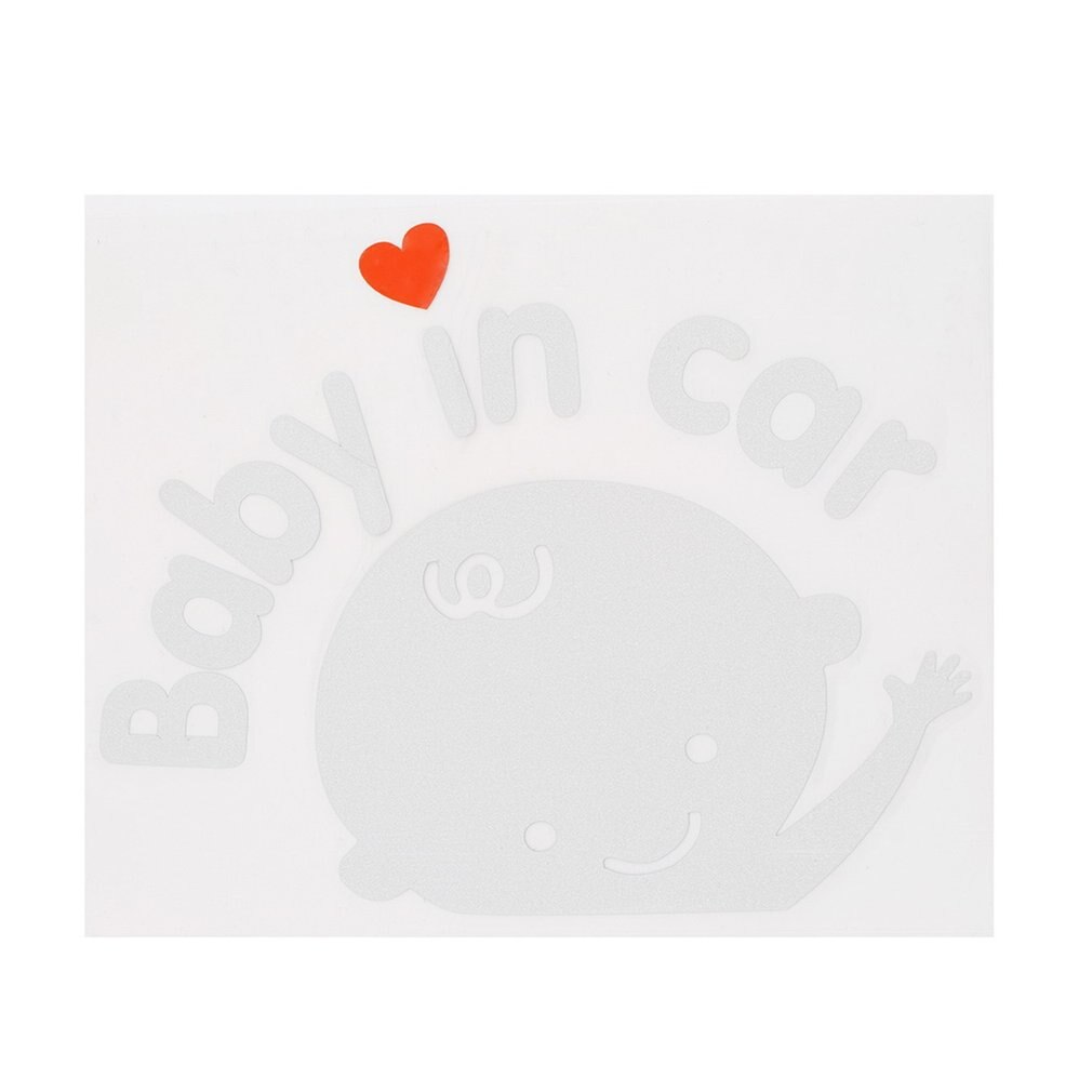 Creatieve Baby Aan Boord Baby In Auto Auto Sticker Waterdichte Reflecterende Auto Decal Op Achterruit