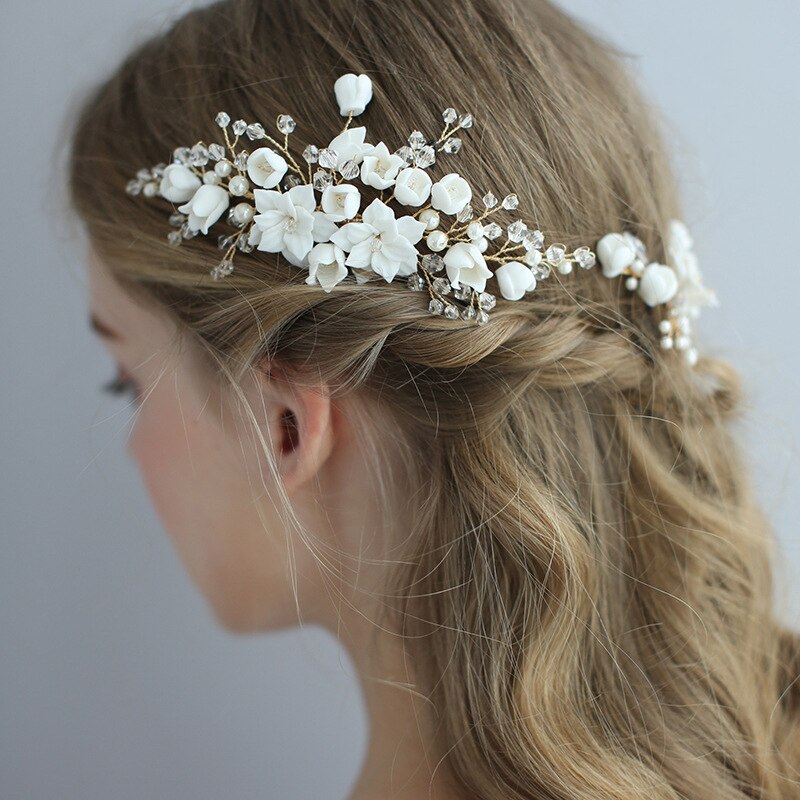 Enfeite de pêlo para casamento, acessórios de cabelo de cristal, joia, pente de cabeça para casamento, pinos de noiva, tiaras femininas