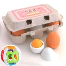 Jeu en forme de jaune, jeu, faire semblant, cuisine, nourriture, jouet pour enfants, amusant pour bébés, œuf en bois, 6 pièces,