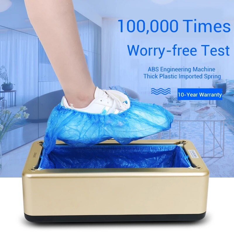 Shoe Wrapping Machine Automatic Shoes Cover Machine Smart Dispenser Household Hand Free Shoe Film Shoe Cover Dispenser