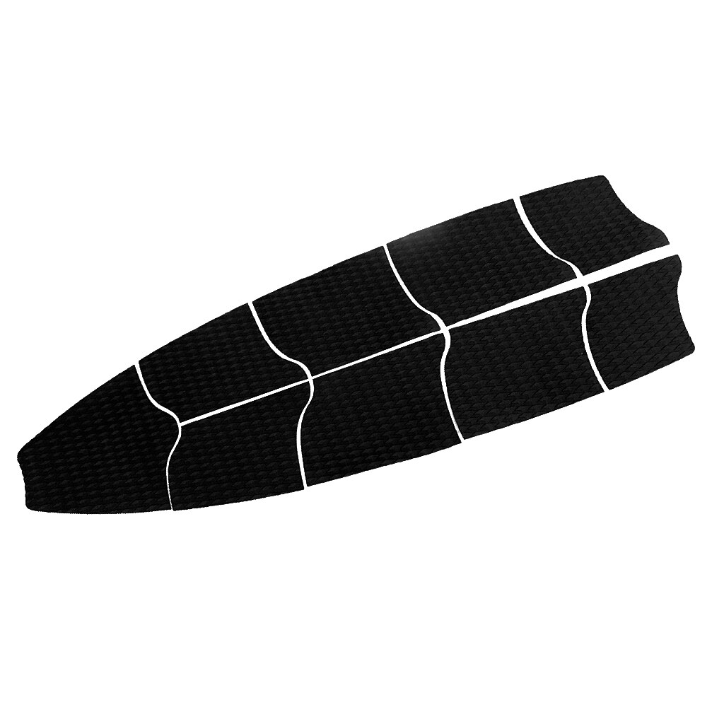 Magideal  of 9er -set surfboard-traction-pads in voller größe, maximaler grip, selbstklebend, zum surfen oder skimboarden: Schwarz