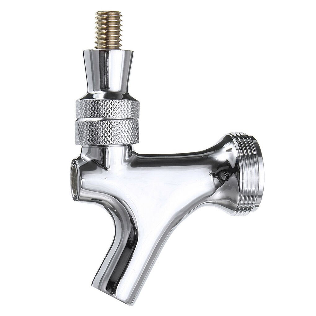 Craft Beer Tap With Liquid Ball Lock Quick Disconnect Assembly Chrome Beer Faucet Home Brewing Beer Soda Interface Keg Accessory