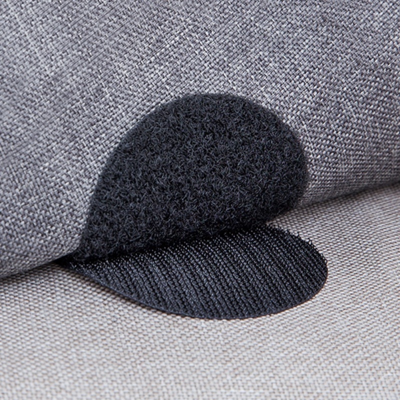 C5pcs Carpet Mat Grippers Self-adhesive Double Sided Anti Slip Sticker Reusable sofa Velcro Carpet Gripping Stickers
