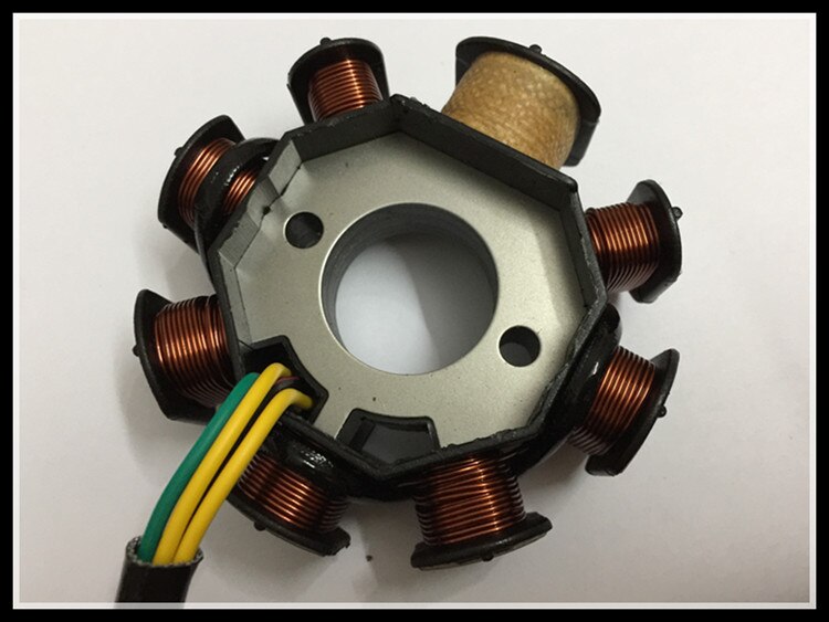 Nueva AC 8-coil Magneto Estator 8 Pole $ number hilos Gy6 125cc 150cc 152QMI 157QMJ ATV Scooter