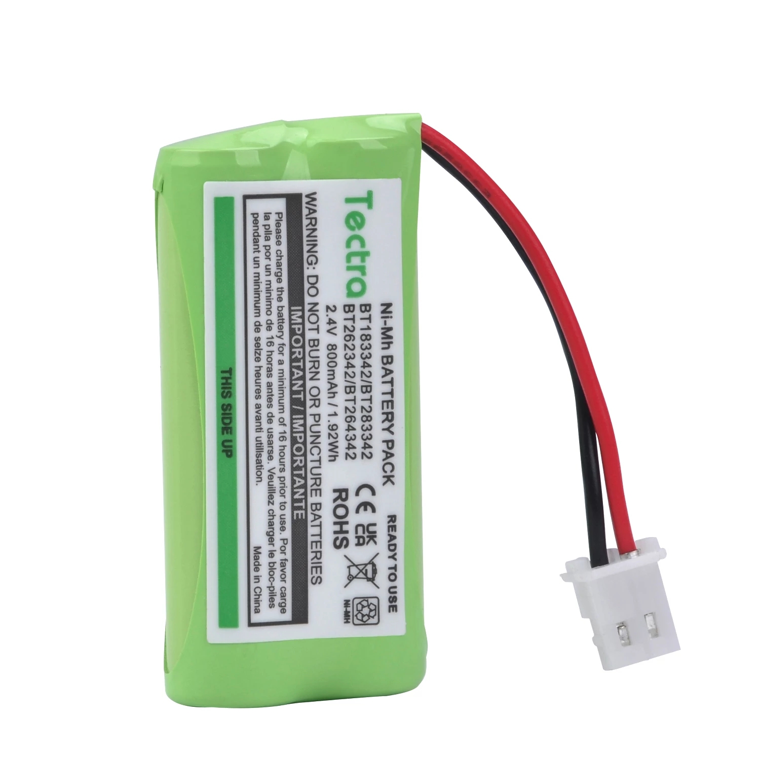 BT183342 BT283342 Draadloze Telefoon Batterij Voor At & T Vtech BT166342 BT266342 BT162342 BT262342 CS6709 CS6609 CS6509