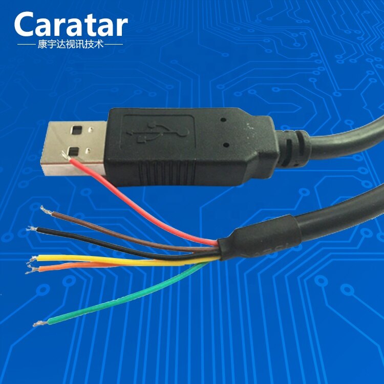 6ft Ftdi Ft232rl Usb to Ttl 5v Cable Ttl -232r-5v WE Cable Wire End