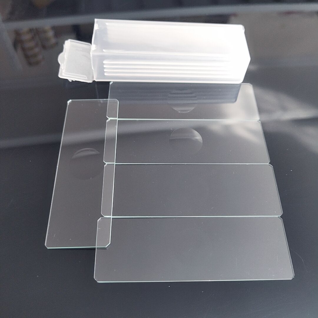 5pcs Glass Reusable Single Concave Microscope Blank Slides for Bio-microscope Science Biological Microscope Slides