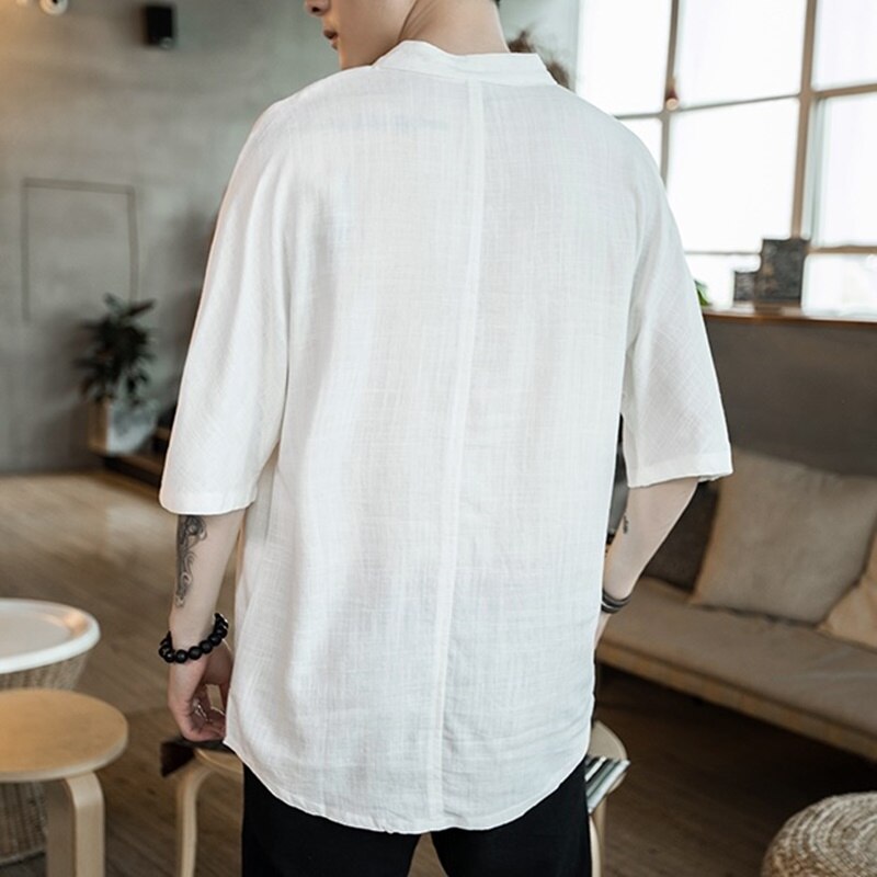 Ropa tradicional china para hombre, estilo de verano, cheongsam TA026, cultura china tradicional