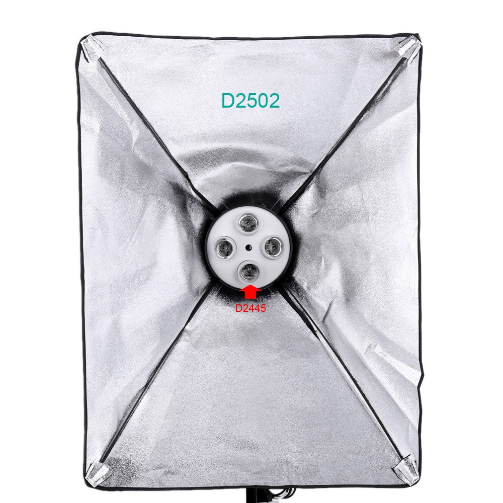 Andoer Draagbare 50*70 cm/20 "* 28" Fotostudio Softbox Paraplu Softbox Reflector voor Speedlight Flash Light