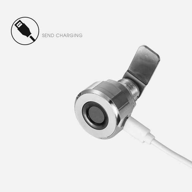 T22 smarte fingeraftryk skuffelås metal møbler arkivskab skoskab brevkasse sikker lås fingeraftryk skuffelås