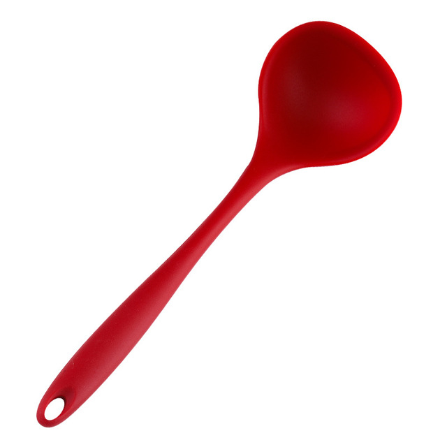 Silicone Turners Nonstick Wok Spatula with Stainless Steel handle Fried Shovel Frying Pan Spatula Kitchen cooking Utensils: E